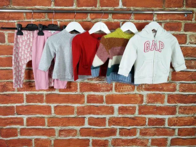 Baby Girls Bundle Age 6-9 Months Gap Zara Next Cardigan Jumper Leggings 74Cm
