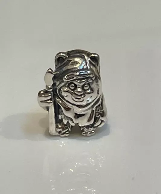 Authentic Genuine PANDORA Star Wars Ewok Charm 791136C00 Retired Fast Post New