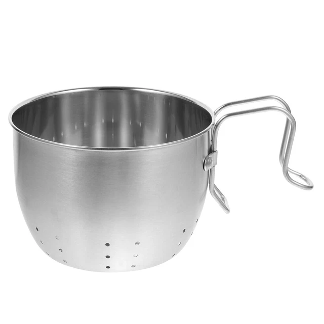 Scolapasta Doppio Strato 2 In 1 - Cestino Lavaggio Frutta E Verdura Con Manico, Colino Multifunzione - Foto 11