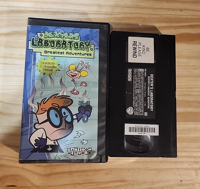 DEXTERS LABORATORY GREATEST Adventures VHS Cartoon Network Tape 2001