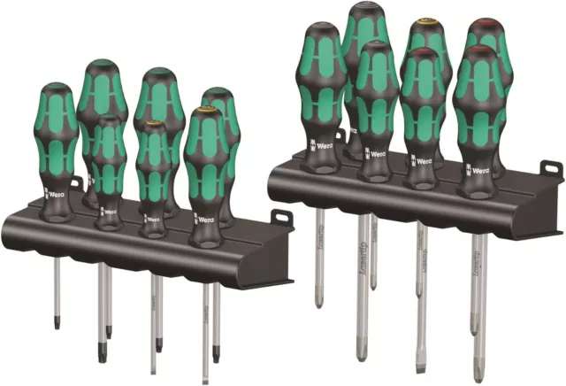 Wera 05105630001 14 Piece Kraftform Big Pack 300 Screwdriver Set