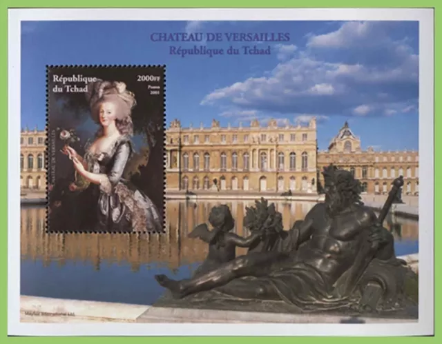 Chad 1999 Millenium,  Chateaux De Versailles miniature sheet UM, MNH