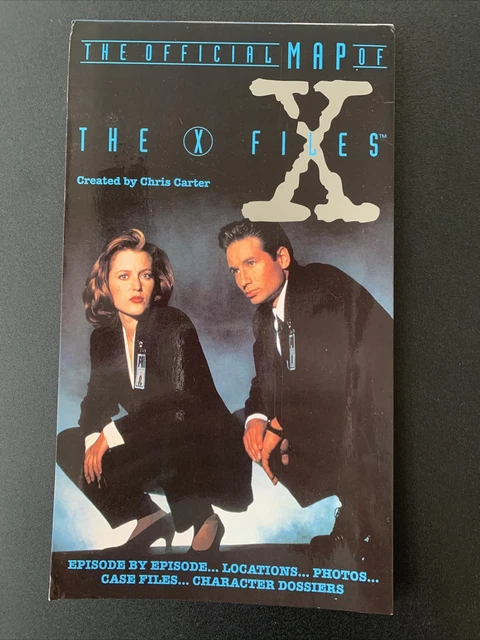 Chris Carter - The Official Map of the X-Files - 1996 Very Good Condition