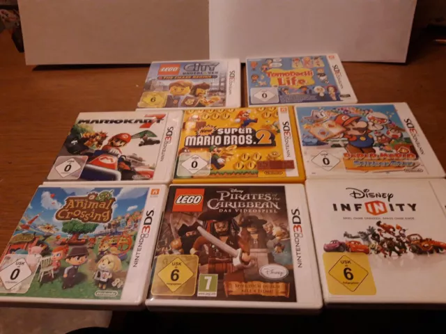 Nintendo 3 Ds Spiele Sammlung Konvolut Mario Gameboy