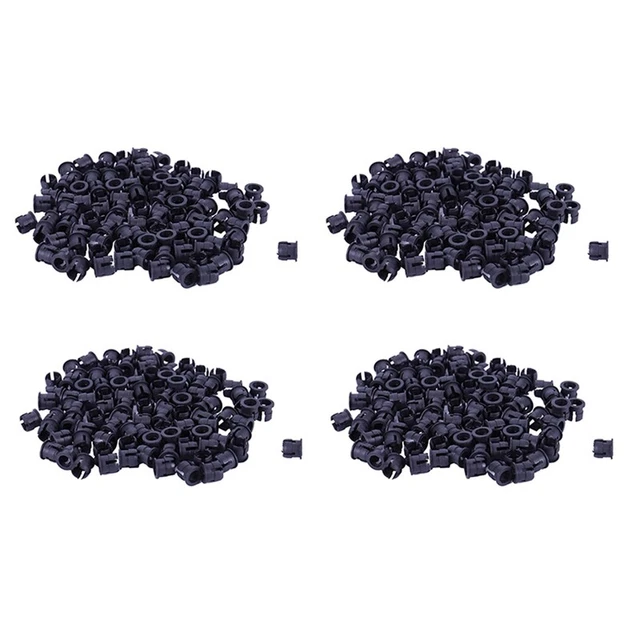 400pcs Black Plastic 5mm LED Clip Holder Display Panel Mount FallsS4E1