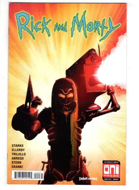 Rick And Morty #40 (2018) - Grade Nm -  Iron Man 282 Homage Variant - Oni Press!
