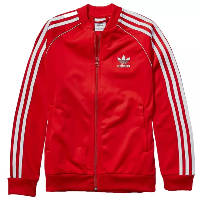 adidas Originals Kinder Unisex Superstar Track Top Sportjacke Trainings Jacke Ro