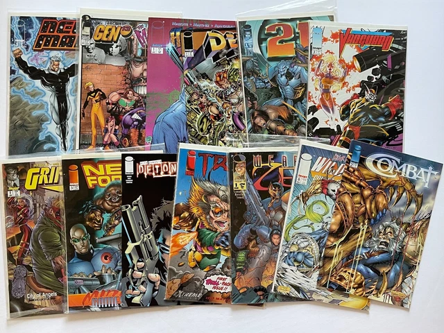 Image Comic Book Mixed Lot 13 Comics Gen 13 Hazard Vanguard Troll Weapon Zero