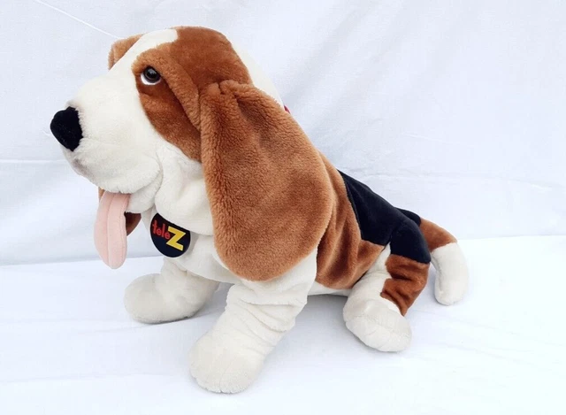 doudou chien télé z peluche basset 18 cm jemini | Rakuten