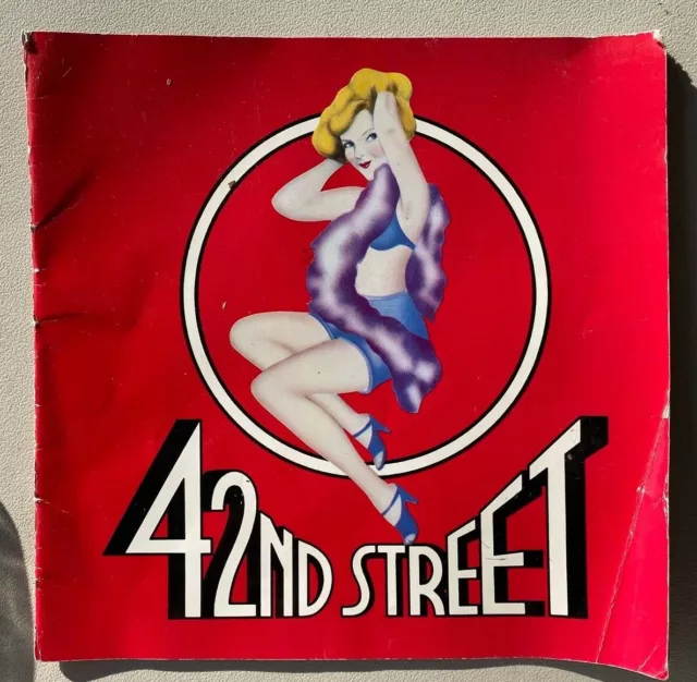 42nd Street 1984 Program Broadway Theatre Vintage Musical