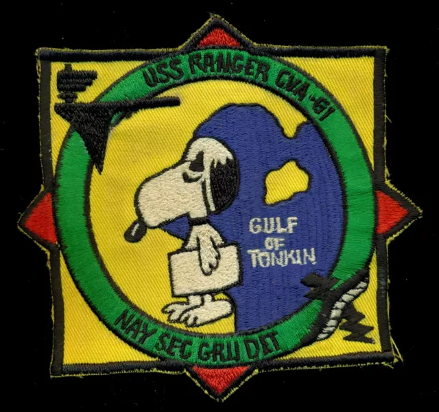 USN USS Ranger NAV SEC GRU DET Vietnam Tonkin Patch S-20