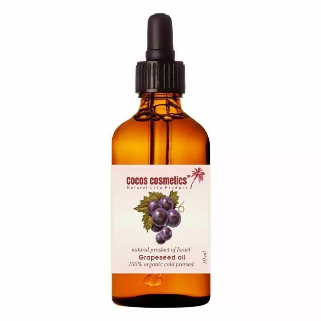 Aceite facial vegano de semilla de uva puro 100% natural reductor de poros...