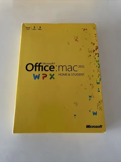 Microsoft Office for Mac Home and Student 2011 (3 Computer/s)