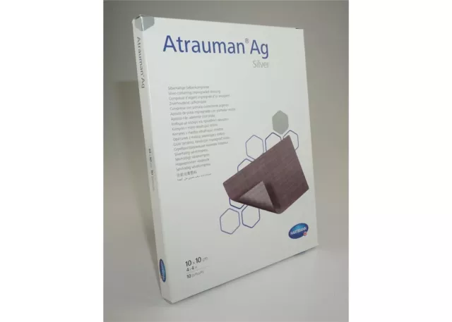 Atrauman Ag Stérile Compresses 10X10CM, 10 Pièces PZN 02813807 Réf 499573