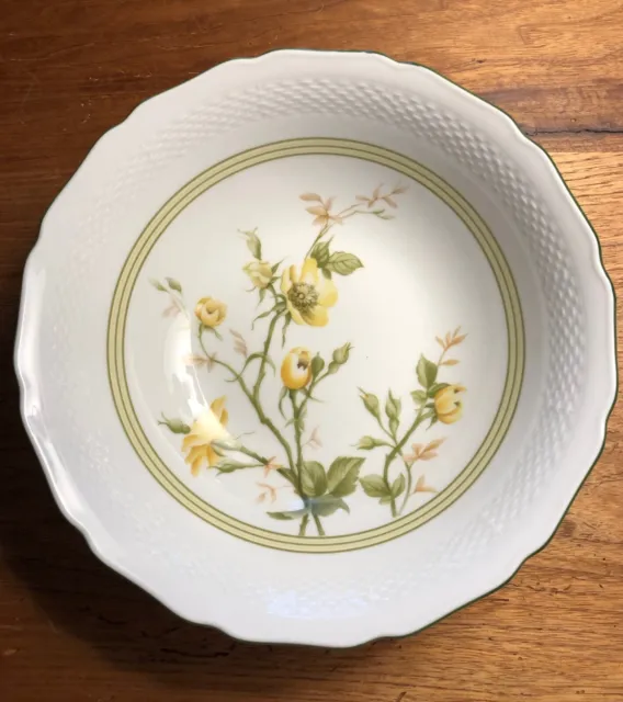 Beautiful Serving Bowl in the "Hedgerose" pattern by Kaiser of W. Germany.