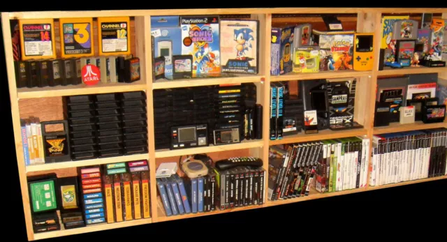 Lot de 400 jeux vidéos FONCTIONNELS + 10 GOODIES Sega Atari Nintendo Nes Snes