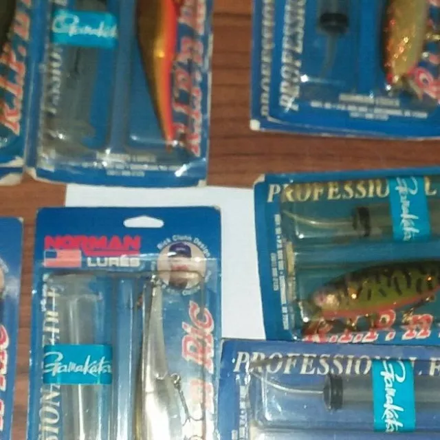 Vintage Norman Lures R.I.P. 'N Ric Blue & Siver