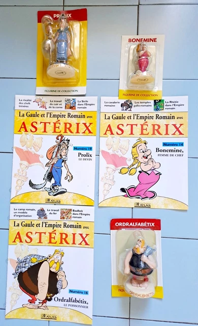 Figurine Astérix – Scène Atlas 04 – Le Bain De Pieds D'Abraracourcix Et Bonemine – Plastoy Neuf