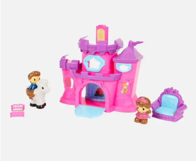 Prinzessin Prinz Pferd Schloss Figuren Spielzeug für Mädchen Ritterburg Geschenk