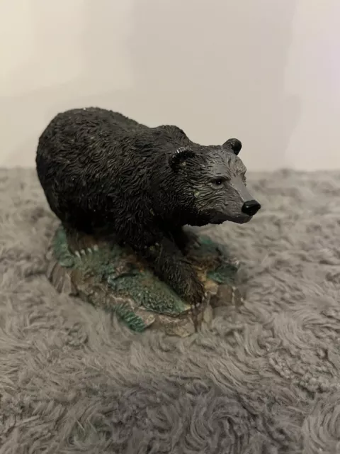 North American Wildlife Collection Russ Berrie Brown Bear Grizzly Figurine -Rare
