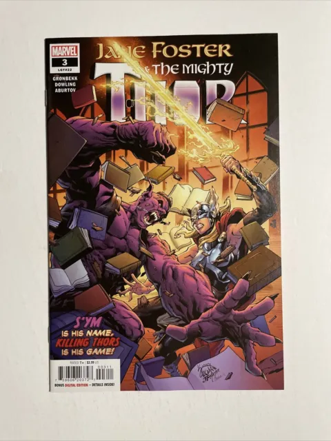 Jane Foster & Mighty Thor #3 (2022) 9.4 NM Marvel High Grade Comic Book Cover A