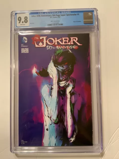 Joker 80th Anniversary 100-Pg Super Spectacular 1 CGC 9.8 - 2010's Jock Variant
