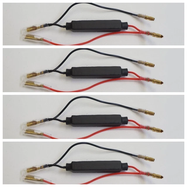 RC10 4 RESISTENZE per FRECCE LED da 10 WATT 10 Ω TRIUMPH Speed Triple 1000/1050