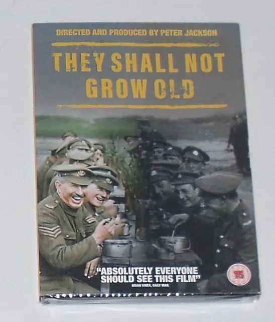 New-Sealed:they Shall Not Grow Old / Peter Jackson - Dvd - Free P&P