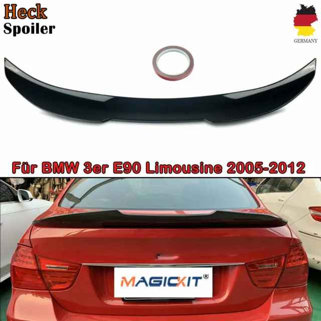 Heckspoiler für BMW E90 Limousine 3er 05-13 Kofferraumklappe Spoiler PSM Style