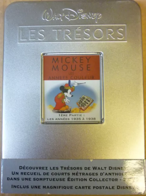Walt Disney Les Trésors Mickey Mouse Les années couleurs 1 ère partie 2DVD TBE