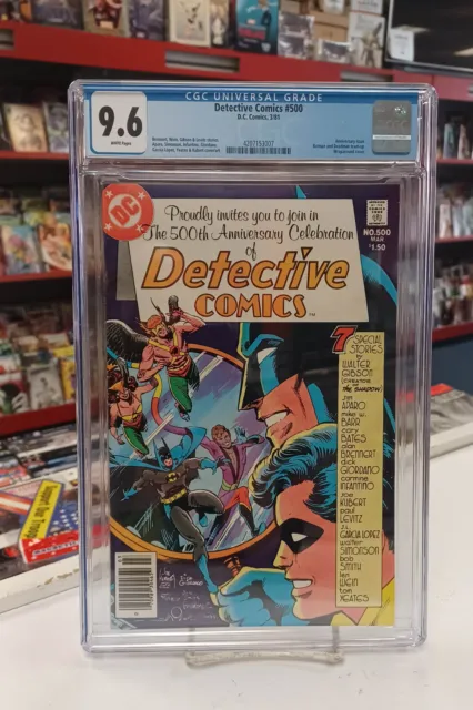 DETECTIVE COMICS #500 (DC Comics, 1981) CGC Graded 9.6 ~ BATMAN  ~ White Pages