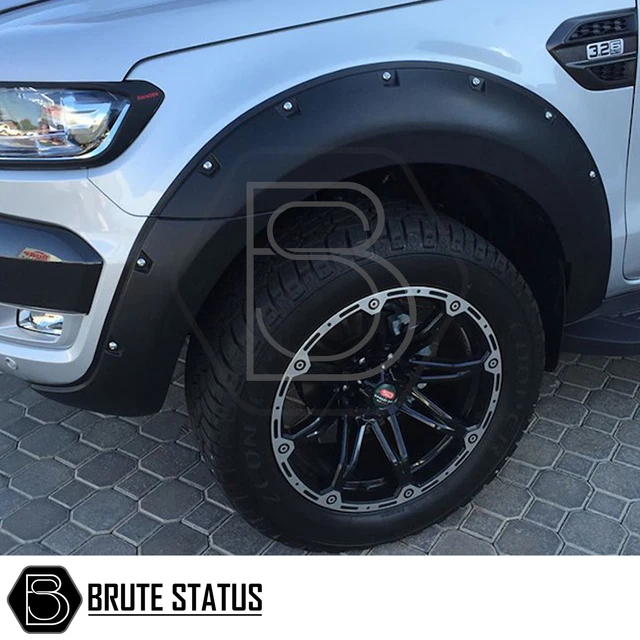 Ford Ranger Raptor Arches FORD RANGER 2016-19 Wide Body Wheel Arches Fender Flares Kit T7 (Raptor ...