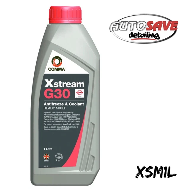 COMMA XSTREAM G30 Antifreeze & Coolant Ready Mixed XSM1L 1L EUR 10