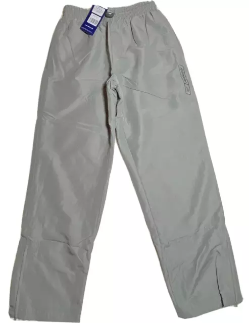 Pantaloni da jogging Reebok grigio chiaro tuta inferiore età 12 anni jogger nuovi con etichette