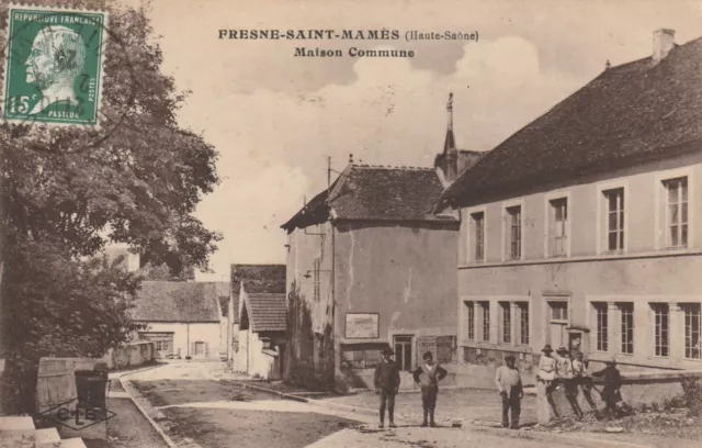 70 Cpa Fresne Saint Mames Maison Commune