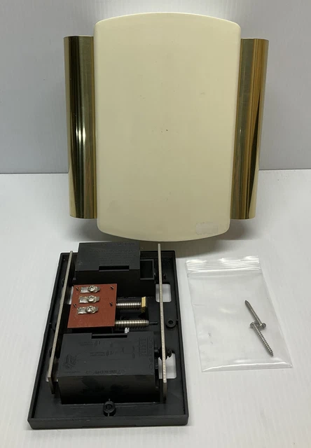 Timbre de puerta nutona blanco/dorado de dos notas (LA-128WH Grandview)