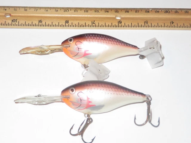 LOT OF 6 Rapala Risto Rap RR-7 SD Shad Alose New Deep Runner