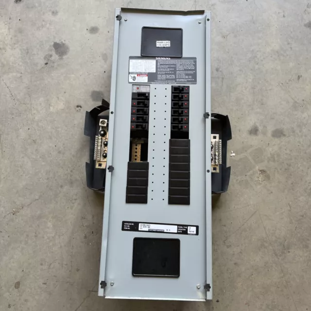 NOS Siemens NLO 125 Amp Panel Interior 480/277V 30 Circuit SEE30ML125ATS