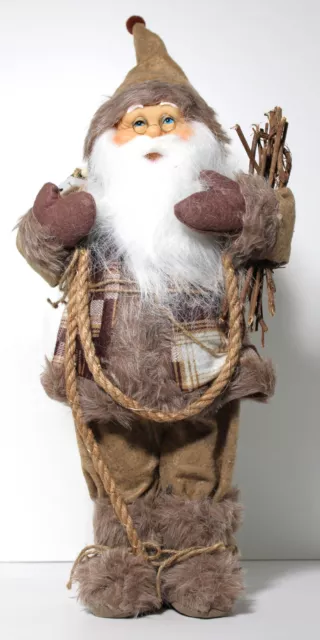Deko Weihnachtsmann Figur 40cm Nikolaus Santa Claus Weihnachtsdeko XXL Wichtel