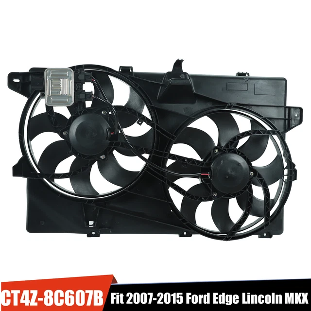 RADIATOR CONDENSER COOLING Fan For 20072015 Ford Edge Lincoln MKX