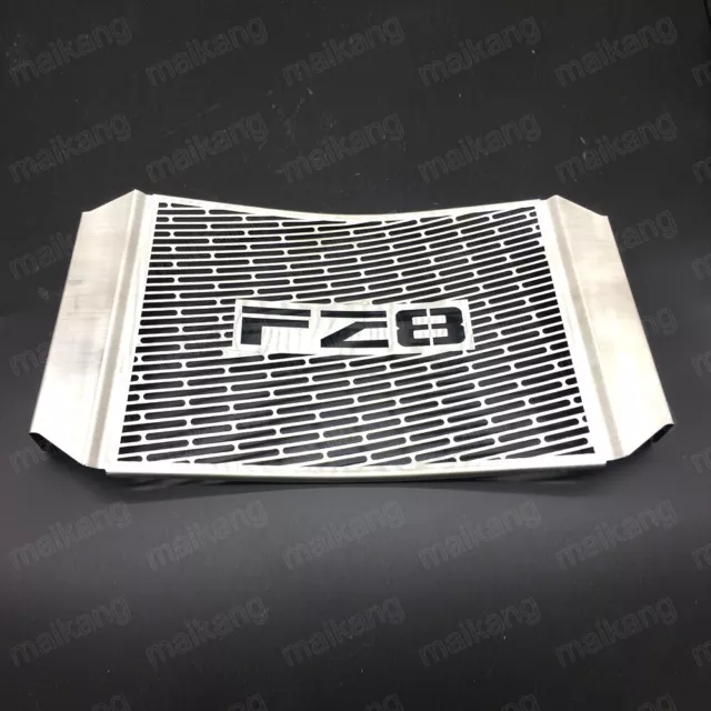 Silver Radiator Grille Guard Cover Protector Fit Motorcycle Yamaha FZ8 2010-2016