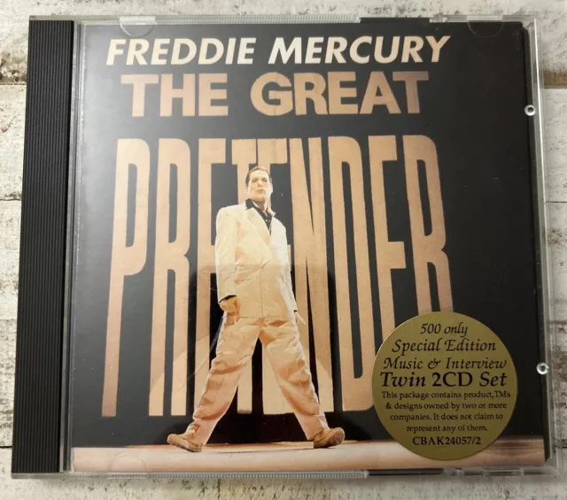 FREDDY MERCURY THE GREAT PRETENDER + Queen The Interview Vol. 2 CD’s Limited