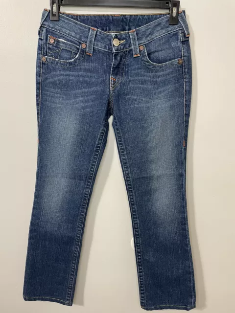 true religion bootcut women’s jeans size 29 blue denim made in usa