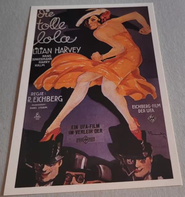 AK Filmplakat :: LILIAN HARVEY im Film "Die tolle Lola" #2511