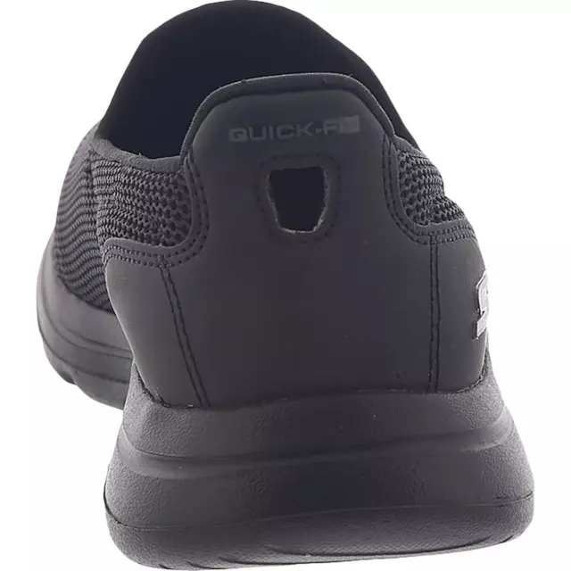 SKECHERS WOMENS GO Walk 5 Black Slip-On Sneakers Shoes 8 Wide (C,D,W ...