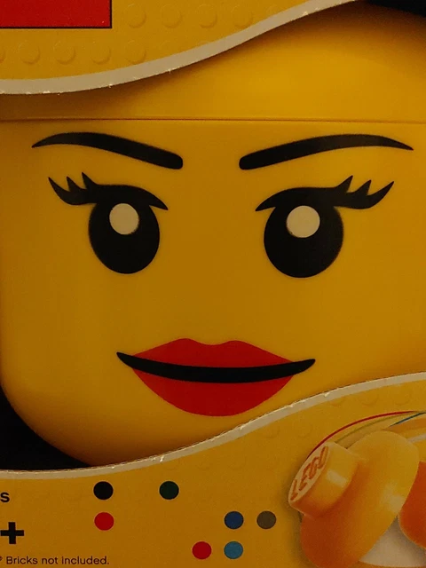 Lego head hotsell storage girl