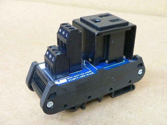 Asi Imacp01 3 Prong Ac Outlet Din Rail Mounted