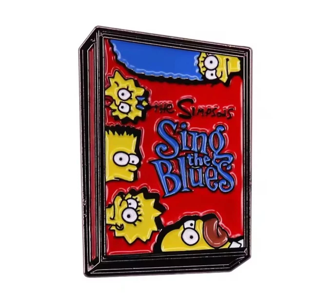 The Simpsons ENAMEL PIN - Bride & Groom Pig Cufflinks (Pair). Aust Stock - Foto 9