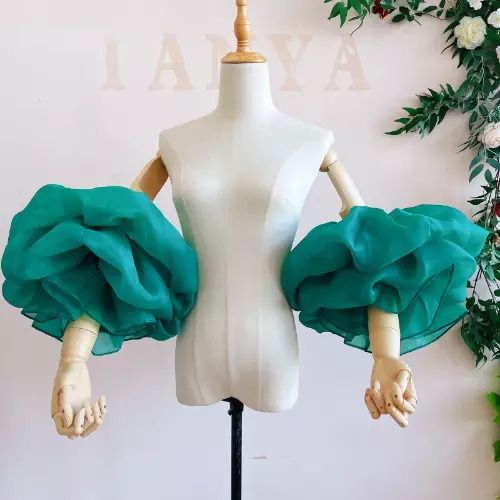 New Big Puffy Detachable Sleeves for Wedding Evening Party Dance Accessories