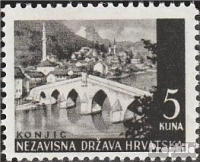 Briefmarken Kroatien 1941 Mi 55 mit Falz